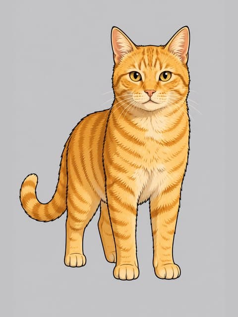 Marmalade as a storybook character
