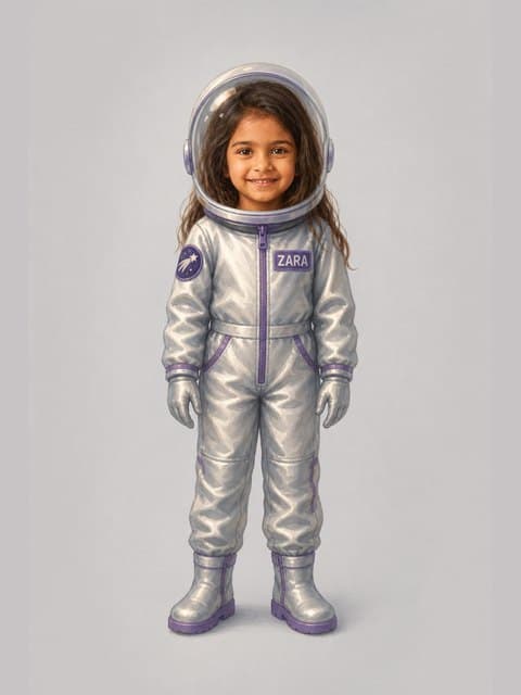 Zara as a storybook character
